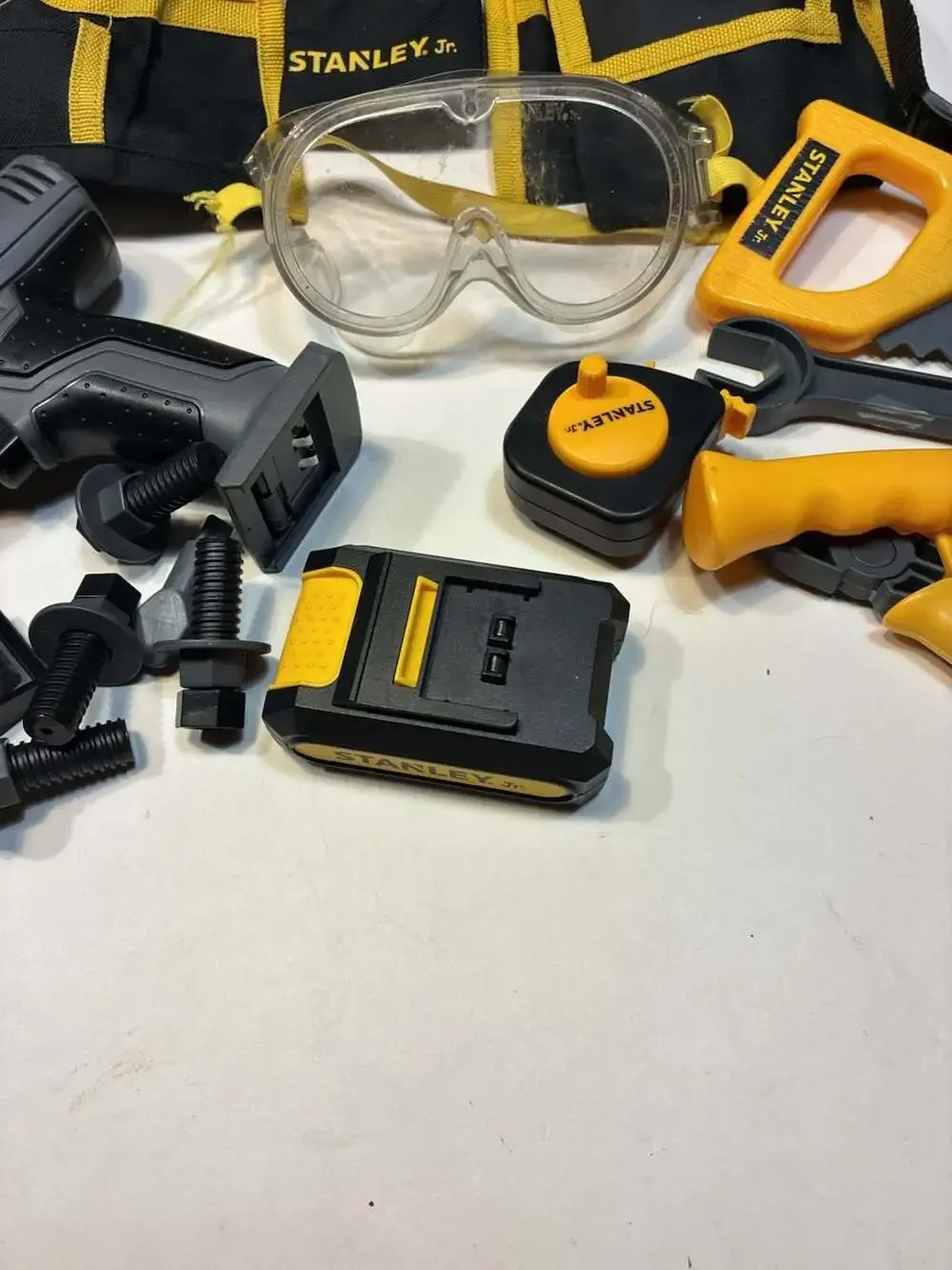 Stanley Jr. Kids Pretend Play Toolbox and Tool Set